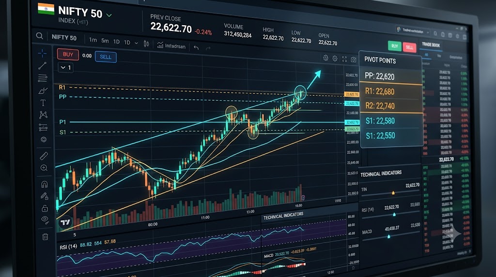 Nifty 50 Closing Analysis Settles at 22622 Pivots and IPO Radar